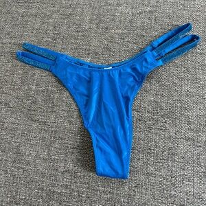 Victoria’s Secret Very Sexy Bright Blue Strappy Thong Panty